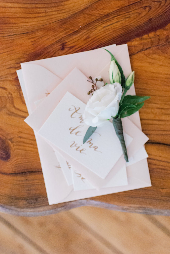 Cecile Lau Calligraphy Blush Invitation Suite