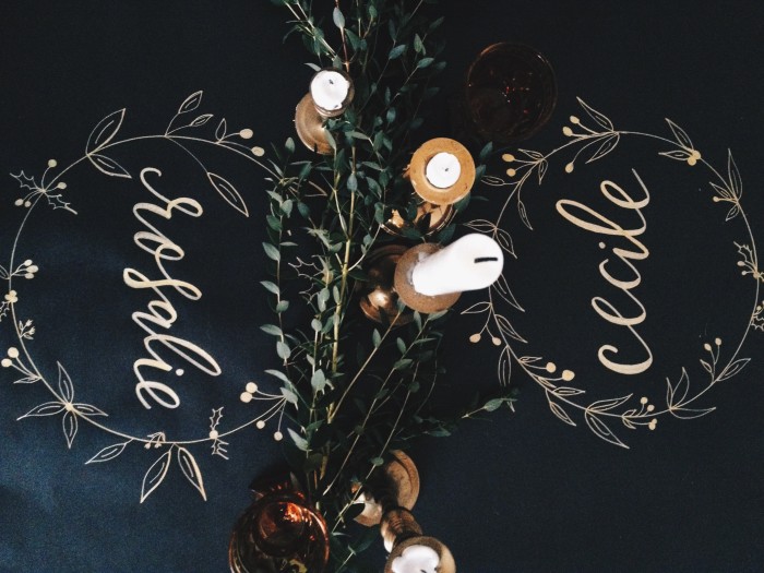 Cecile Lau Calligraphy Tablescape