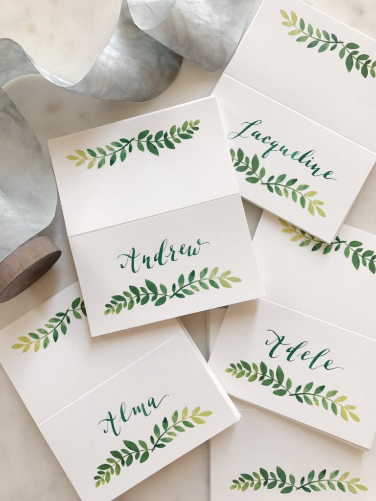 Cecile Lau Calligraphy - Place cards